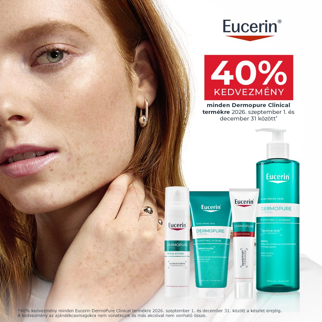 Eucerin DermoPure Clinical akció — 40% kedvezmény